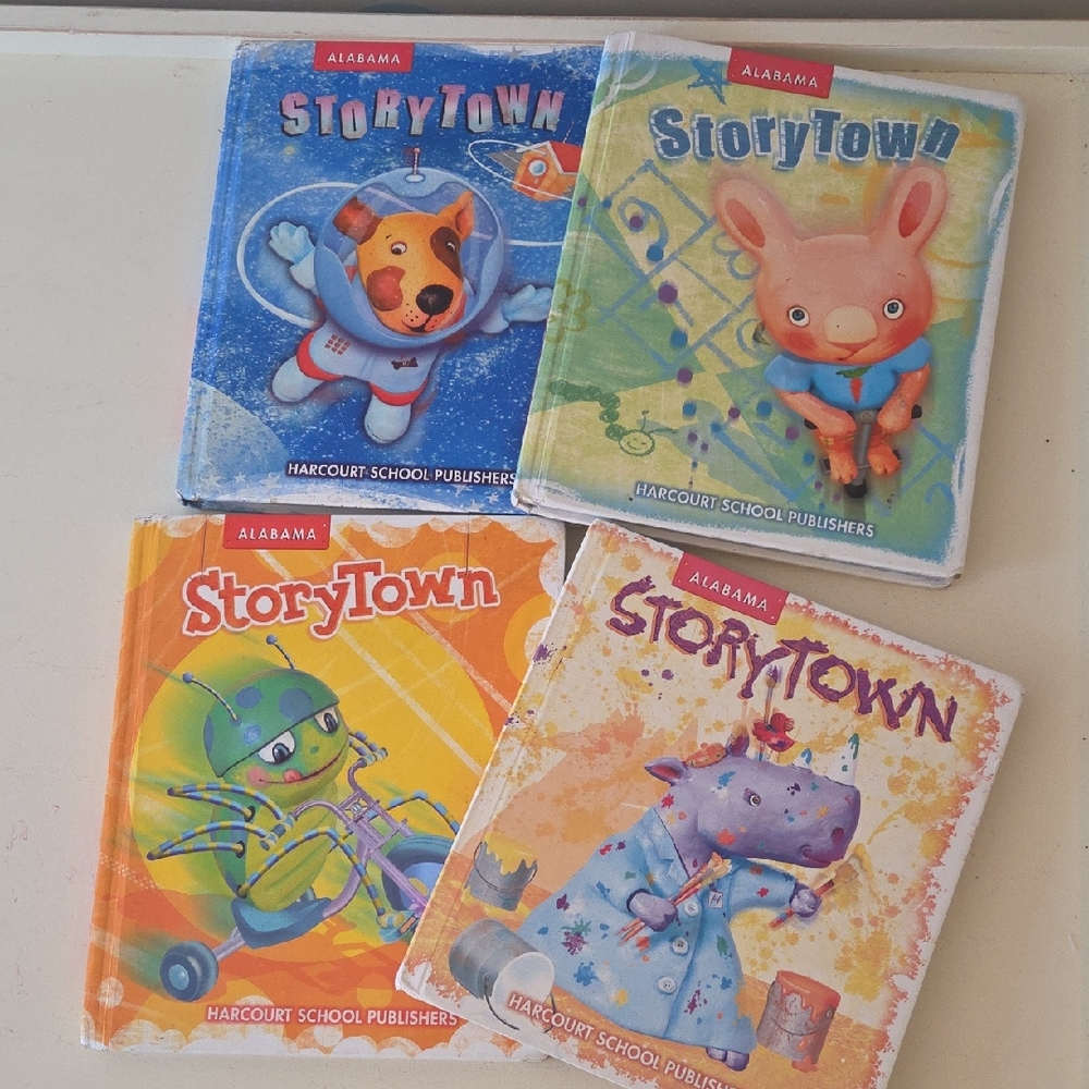 Harcourt School Publishers STORYTOWN set of 4 Literature Books